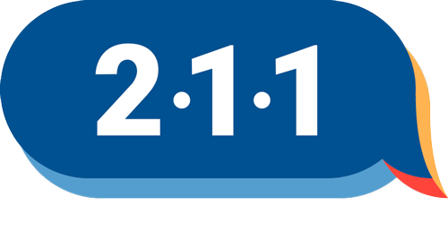 2-1-1 Get Connected. Get Help. logo for United Way of Northeast Michigan's assistance program.