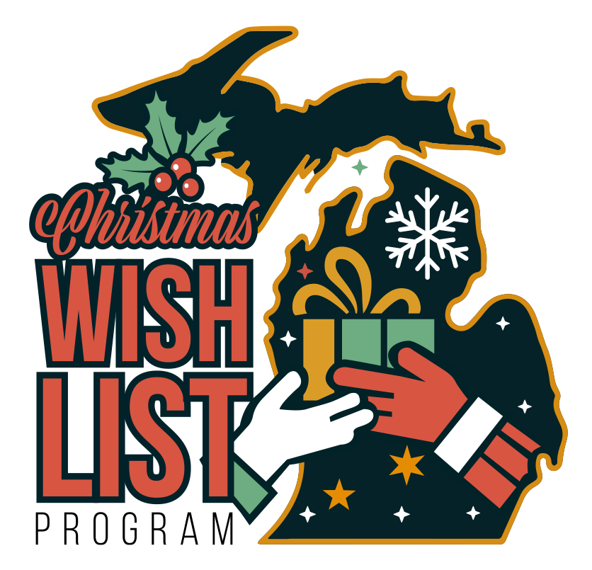 Christmas Wish List Logo 2024 - United Way of Northeast Michigan