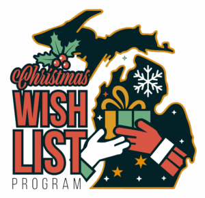 Christmas Wish List Logo 2024 - United Way of Northeast Michigan