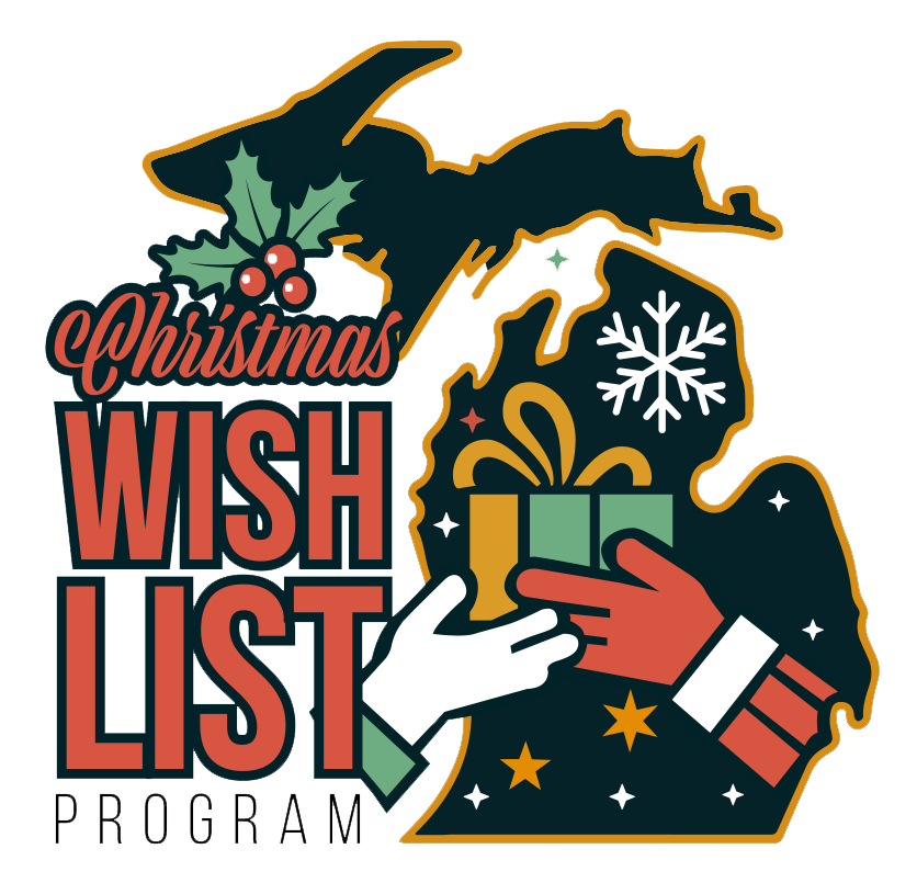 Christmas Wish List Logo 2024 - United Way of Northeast Michigan